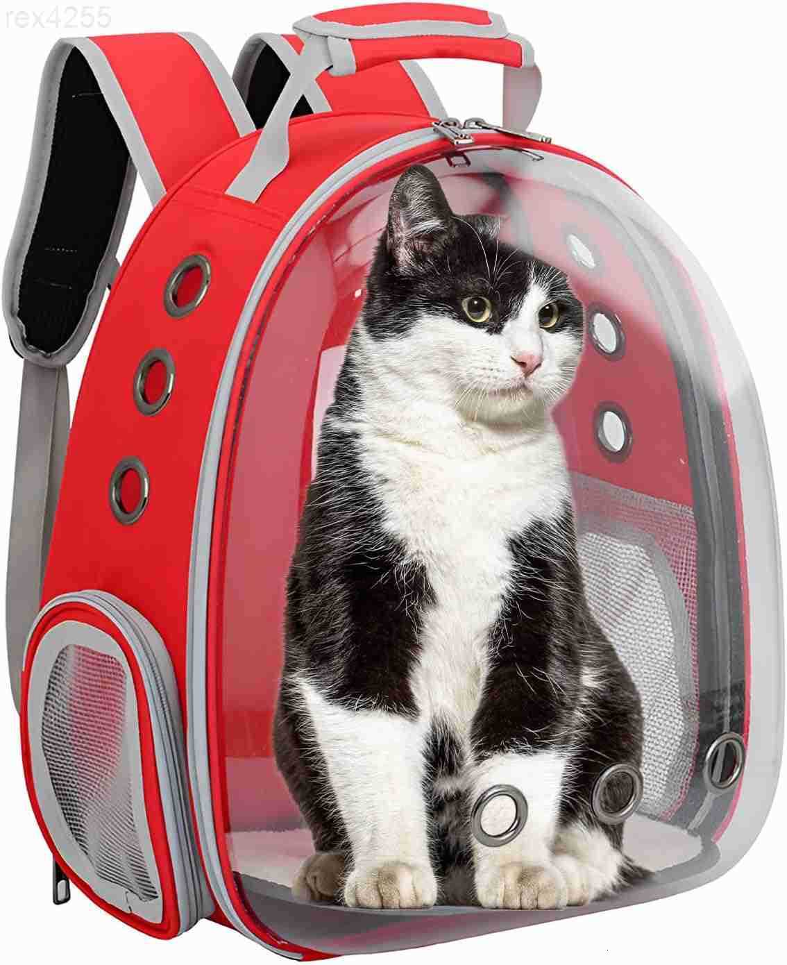 Cat Backpack Carrier Bubble Bag Transparent Space Capsule Pet Carrier Dog Hiking Backpack Small Dog Backpack Carrier for Cats Puppies Airline Approved