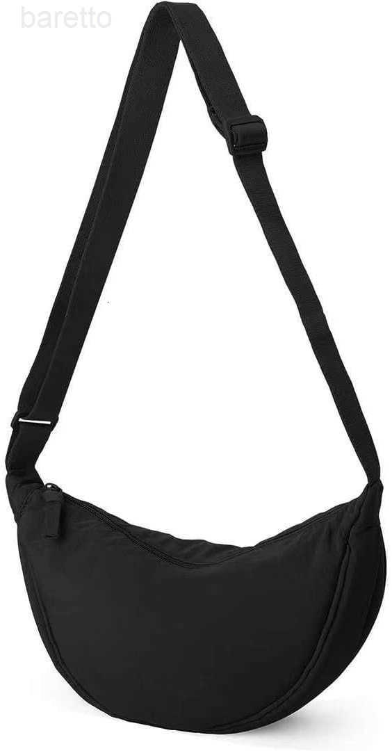 Nylon Crescent Crossbody Bags for Women Luna Dumpling Bag Lightweight Medium Sling Bag Hobo Travel Fanny Pack M250903