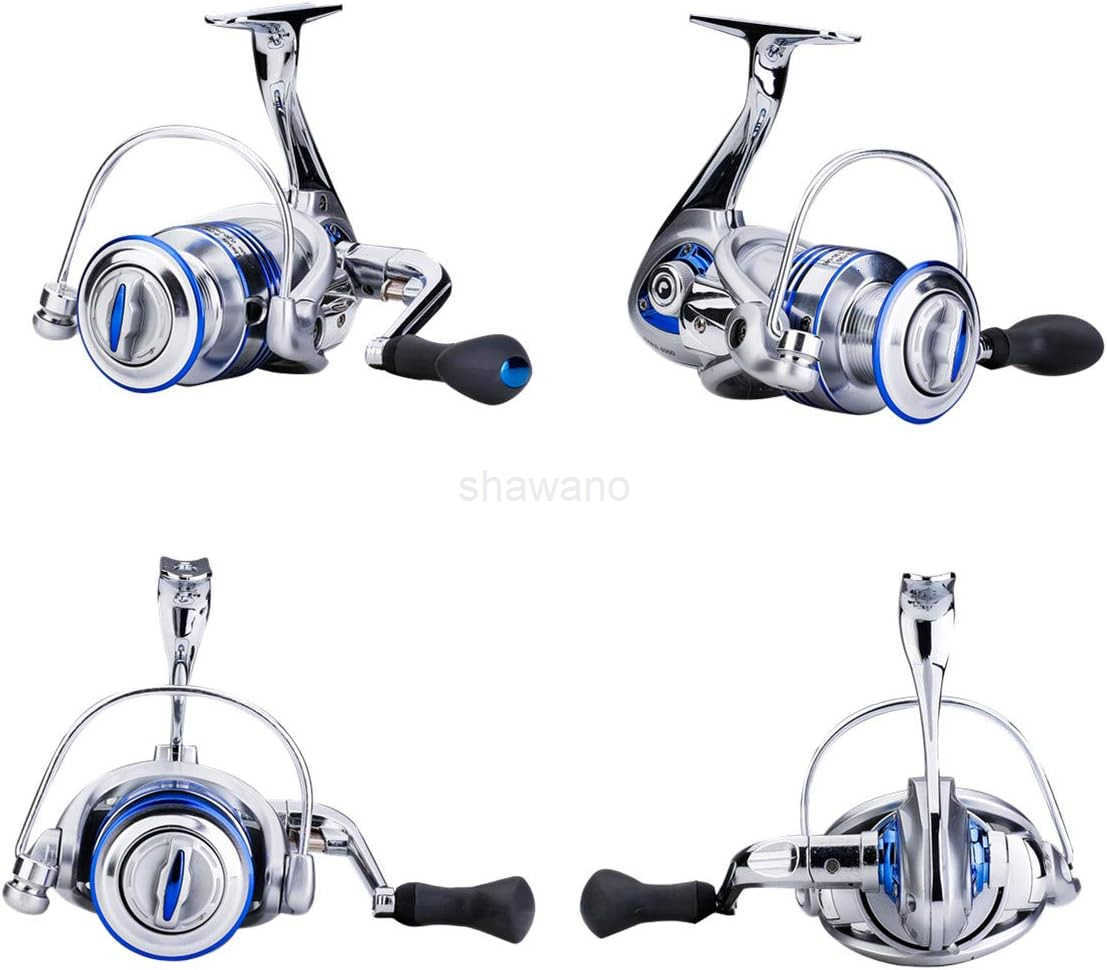 Spinning Fishing Reels for Saltwater Freshwater 3000 4000 5000 6000 7000 Spools Ultra Smooth Ultralight Powerful Trout Bass Carp Gear Stainless Ball B