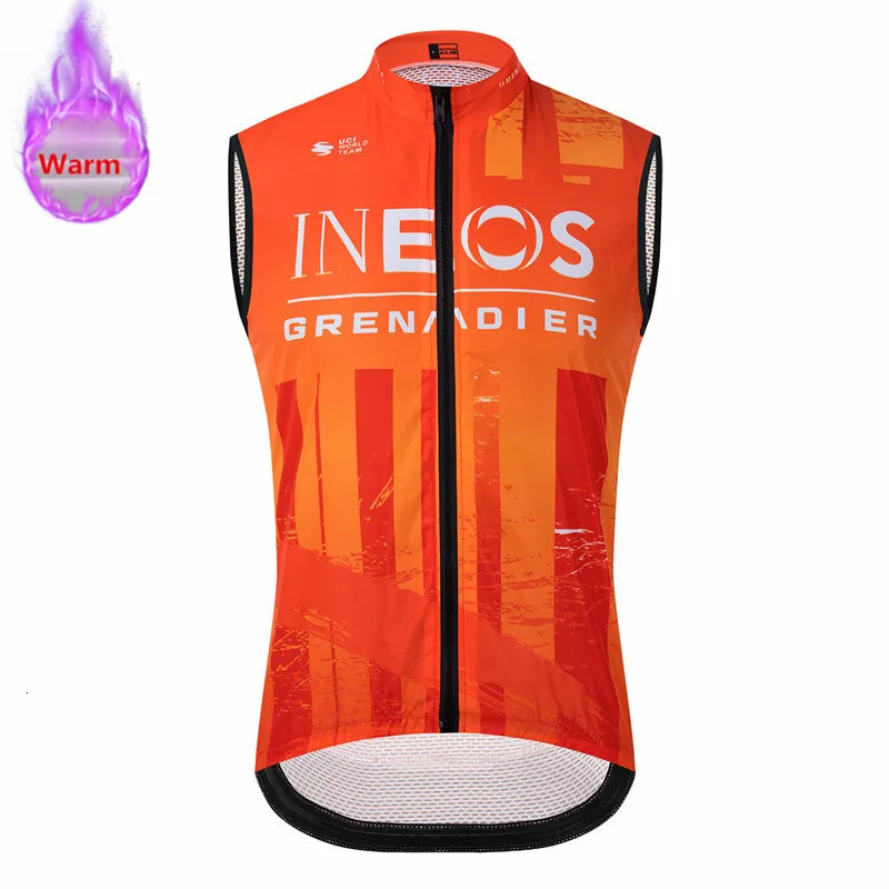 Winter Thermal Fleece Cycling Vest Cycling Jackets Sleeveless Uae Bicycle Warm Wear MTB Bike Tops Racing Gilet Ropa Ciclismo 250904