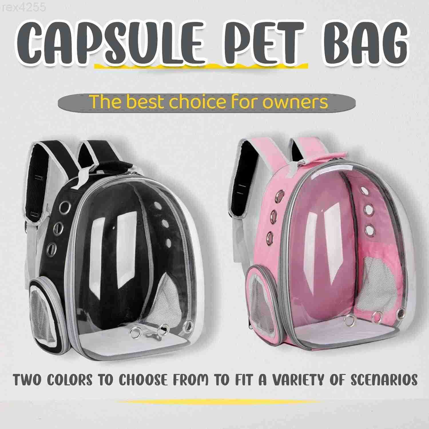 Cat Backpack Bubble Cats and Dogs Pet Carrier Hard Suitable for Cats Traveling Cat Bag Carrier Transparent Outdoor Waterproof Spacecraft Pet Backpack 