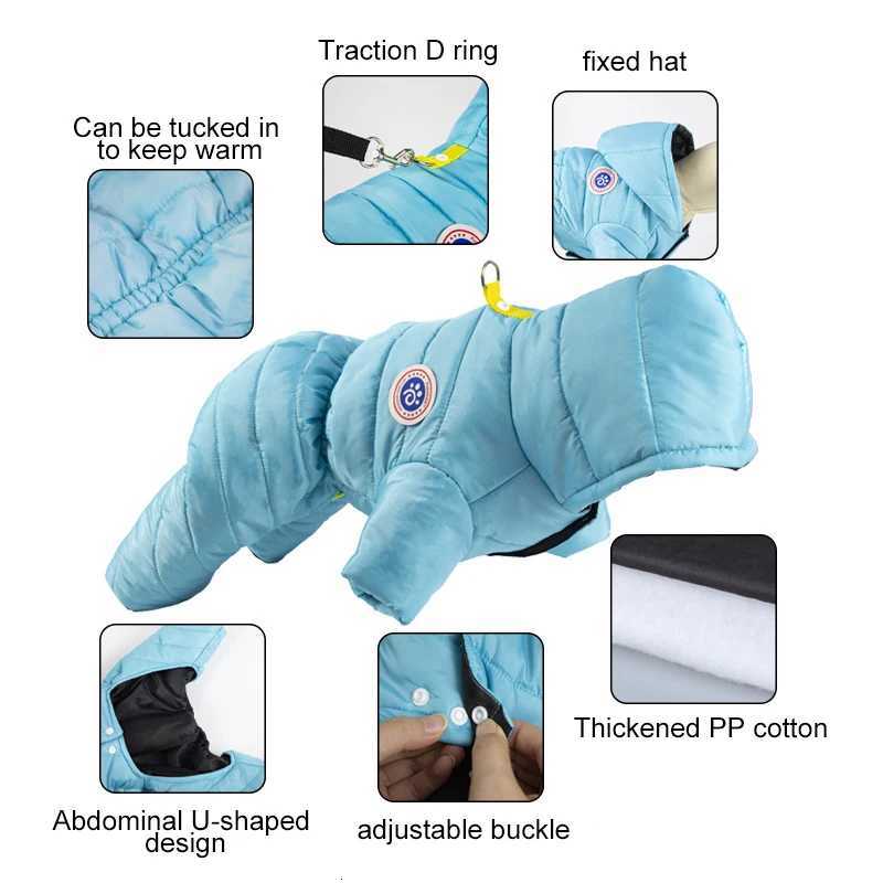 Waterproof Winter Dog Coat Pet Clothes Puppy Clothing Vest Warm Dog Clothes French Bulldog Chihuahua Small Dog Ropa Para Perros W250904