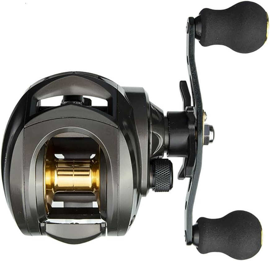 Baitcasting Reels 8KG Max Drag Baitcaster Reels 721 Gear Ratio Fishing Baitcasting Reel 121 BB Bait Caster Reel LowProfile Fishing Reel with Compact D