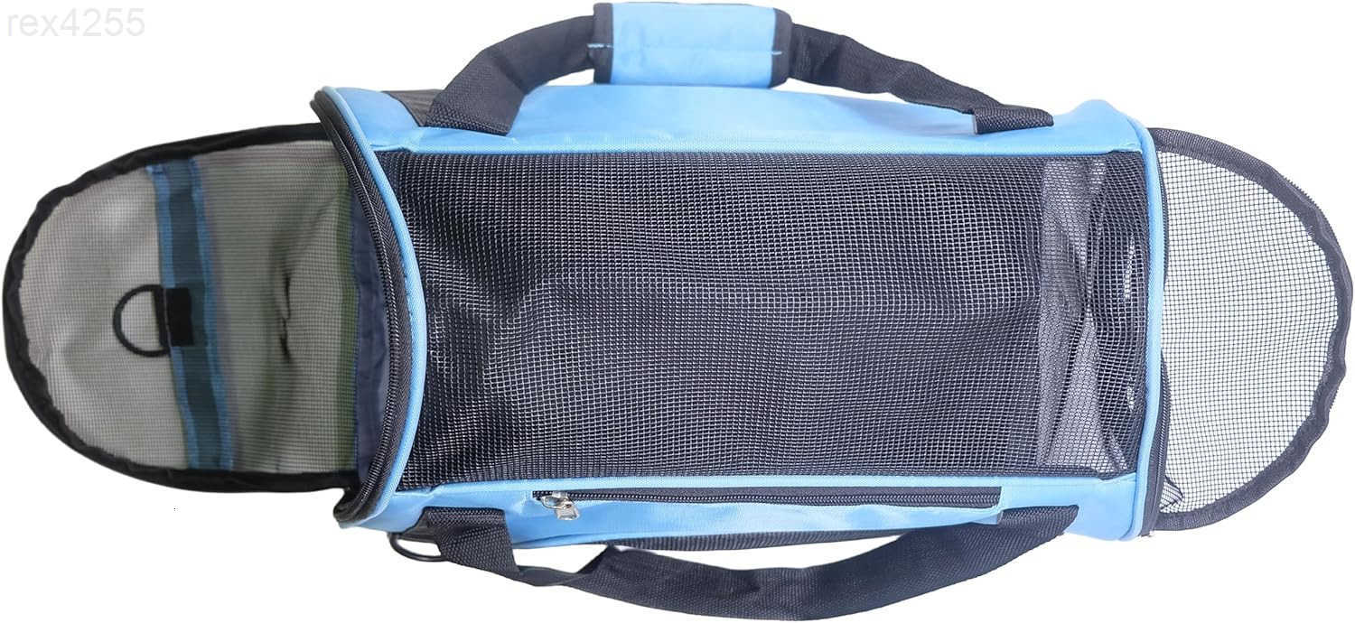 Pet Carrier Airline Approved Cat Carrier Dog Carrier for Medium Small Cats Small Puppy KittenDog Cat Pet Travel Carrier Small BlueW250904