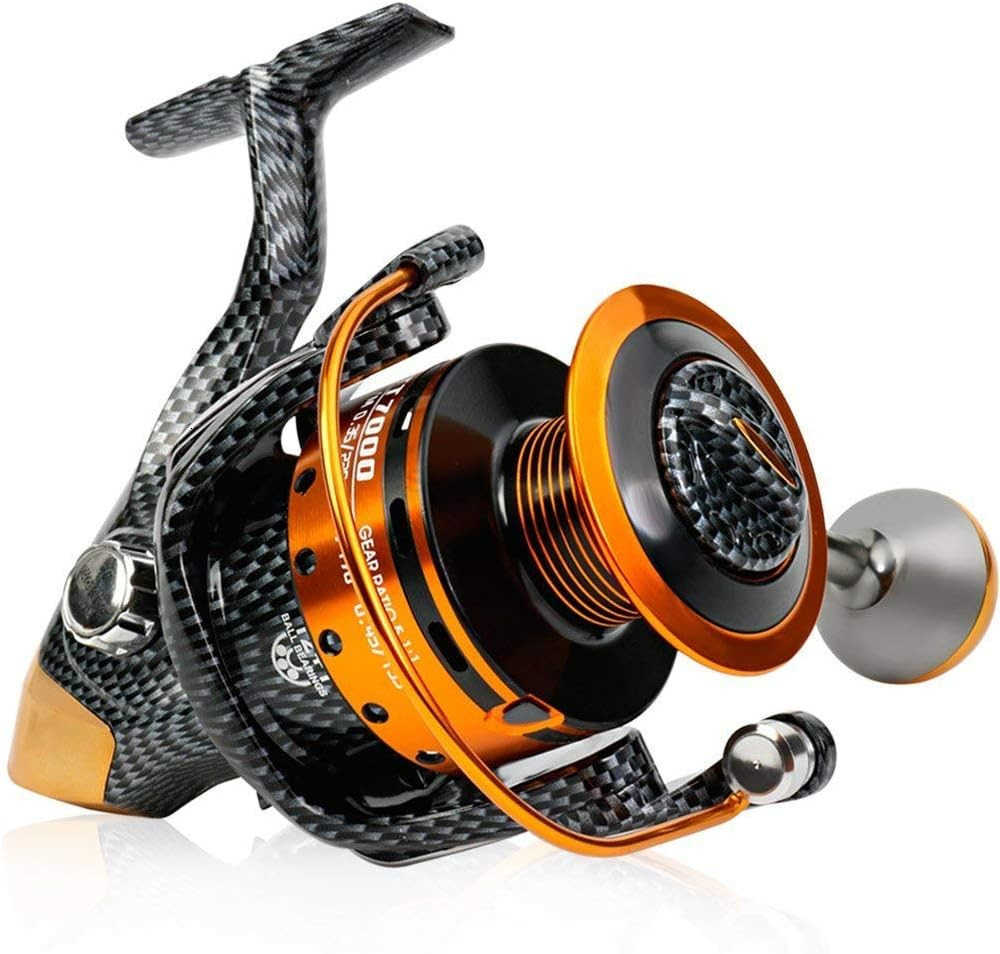 Fishing Reels 121 BB Light and Smooth Spinning Reels Powerful Carbon Fiber Drag Saltwater and Freshwater Fishing W250904