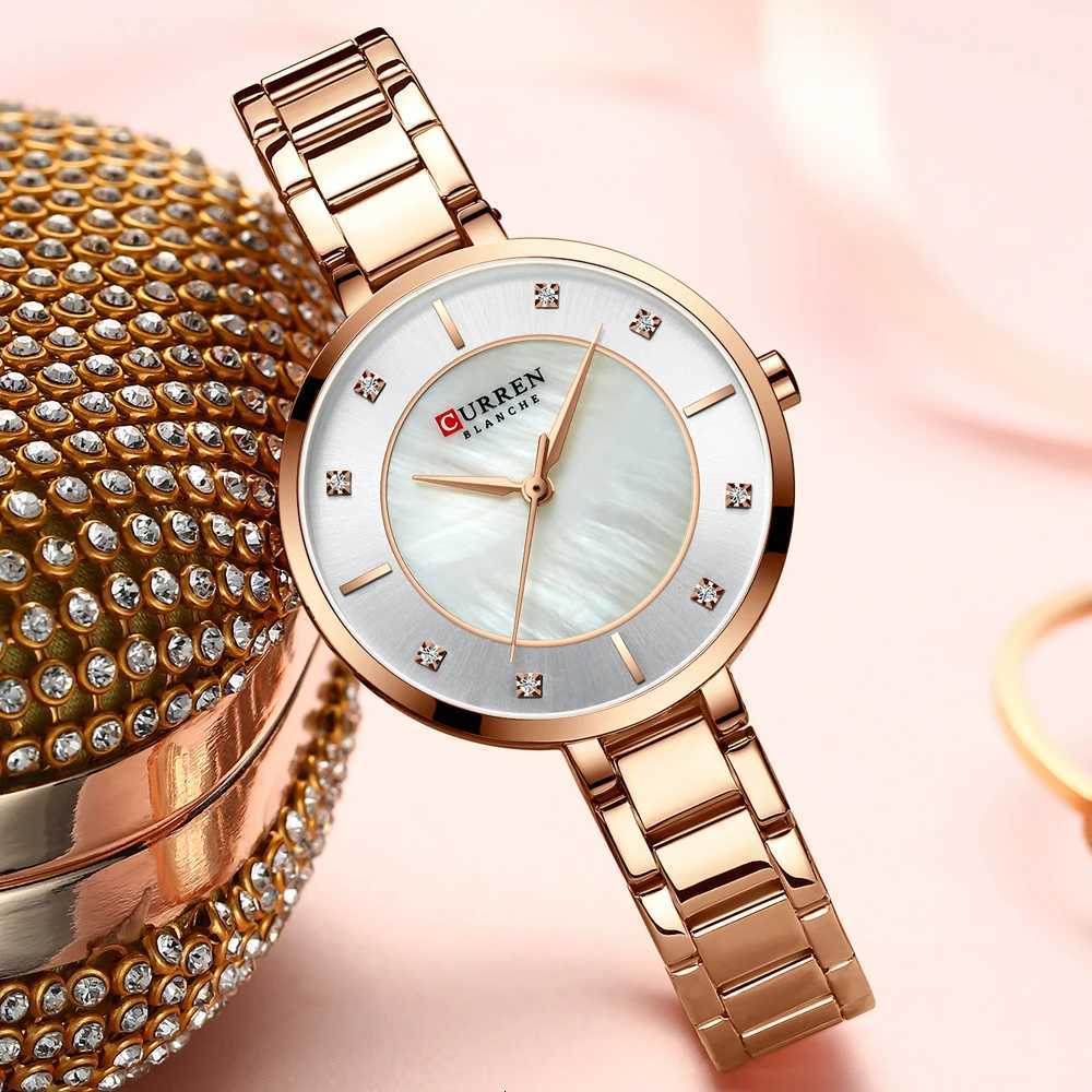Curren Wan Watches Rose Gold Top Brand Luxury Watch Wen Quartz Waterproof Wens Wristwatch Ladies Girls Watches Clock X250904