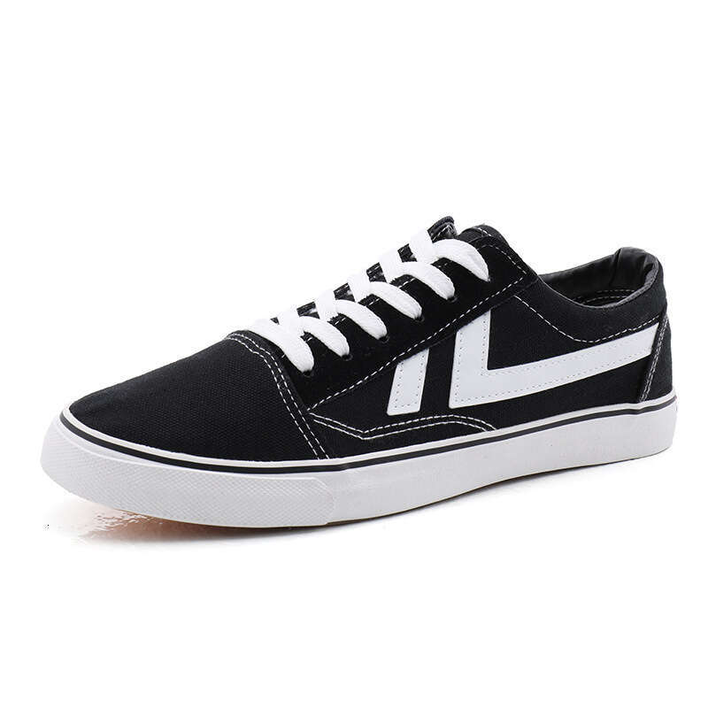 Youth Low-Top Canvas Student Ins Trend Men's Sneakers Casual Cloth Korean Style Shoes Couple Breathable Lightweight