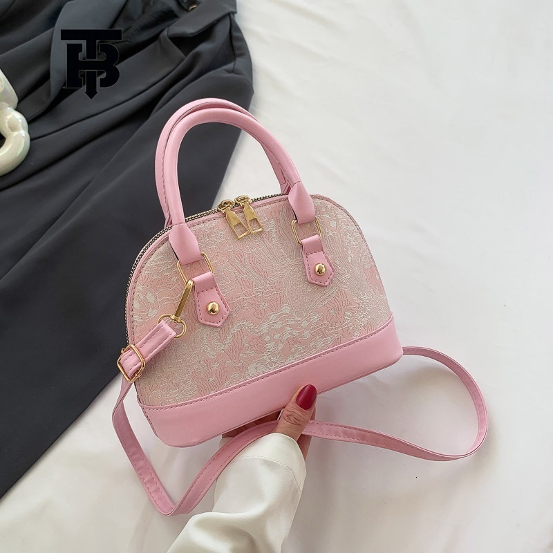 TB BHULAMTE Designer's New Summer Color Block Embroidery Single-shoulder Crossbody Bag Luxury Bag Casual And Simple Commuting Bag