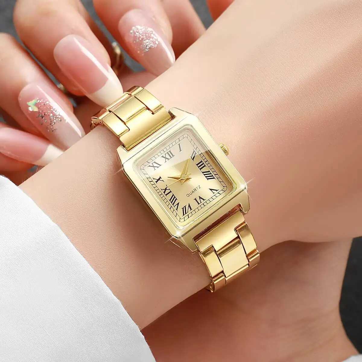 12PCS Fashion Square Wen Watches Ladies Quartz Wristwatches Girls Clock Reloj MujerWithout Box X250904