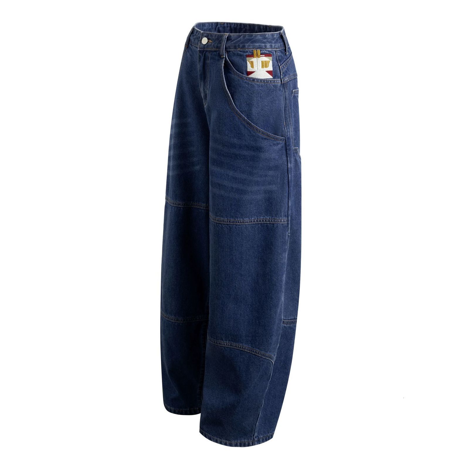 Y2K Jeans Harajuku Retro Elephant Graphic Baggy Jeans Blue Pants Women Punk Rock Hip Hop Gothic Wide Leg Trousers Streetwear 231229