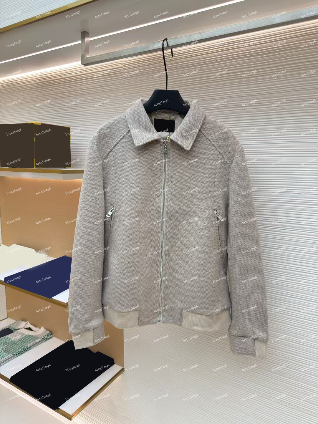 Designer jacket men'sjacket Autumn/Winter Skiing Series Wool Collar Zipper Jacket Jacket Leisure outdoor long sleeved letter embroidered pocket jacket 11