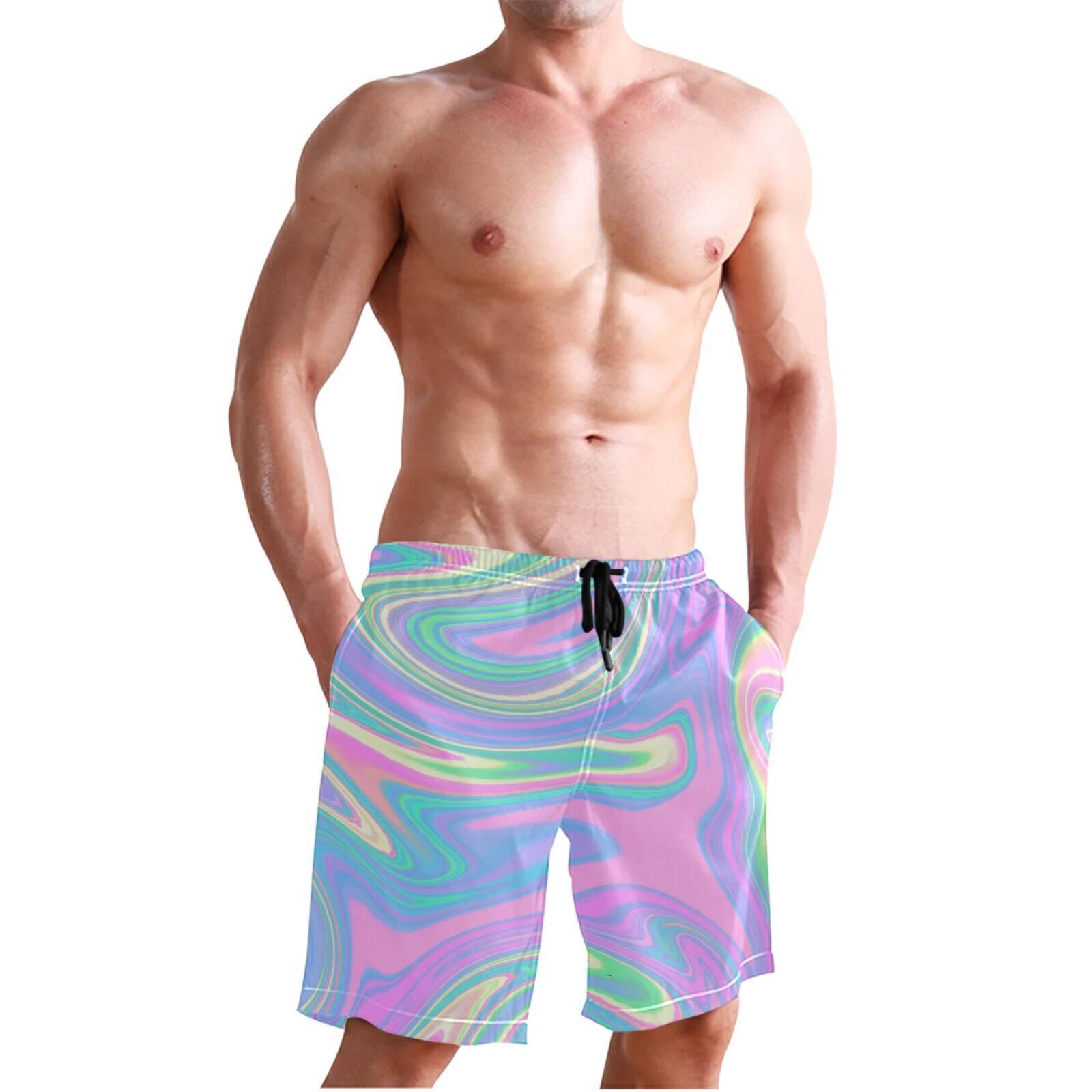 Summer Wholesale Men's Board Casual Shorts Beach Brand Short Surfing Bermudas Masculina De Print Men Boardshorts Quick Dry