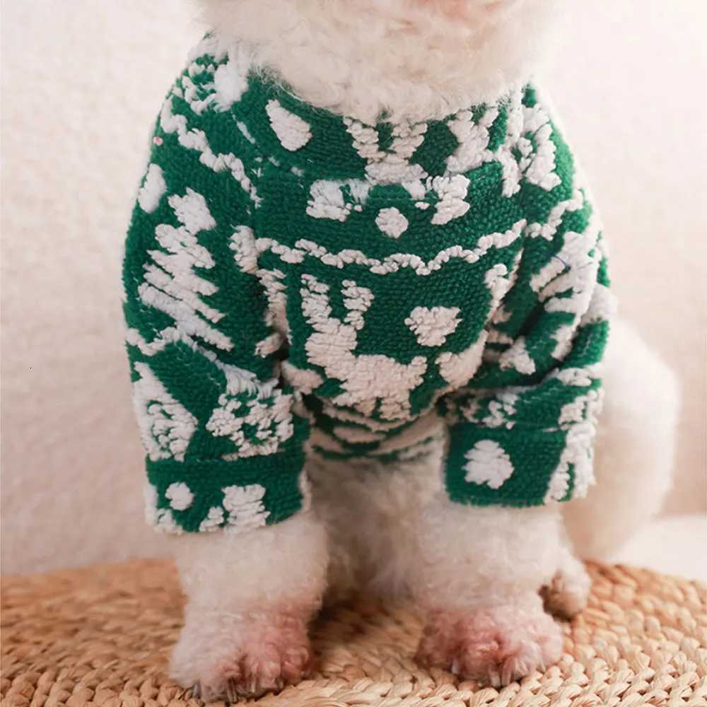 Dog Christmas Clothes Soft Fleece Pet Cat Clothing Puupy Pug Chihuahua Christmas Vest Shirt New Year Dog Costume S2XL W250904