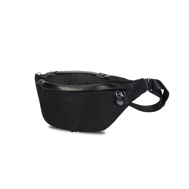 OC 436m44 Neutral Fashion Waist Bag BUMBAG Leather Coating Canvas Oxford Cloth Chest Bag Casual MINI Small Shoulder Bag