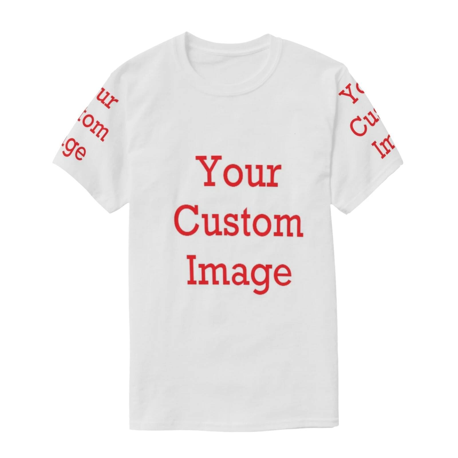 Summer 2025 New Fashion 3D Printed T-shirt Custom Pattern Men's Print Casual T-Shirt O-Neck Hip Hop Short Sleeve