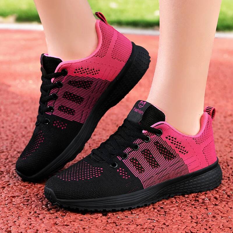 New Sneakers Casual Fashion Breathable Walking Mesh Flat Women 2024 Tenis Feminino White Ladies sports Shoes ddmysaturn