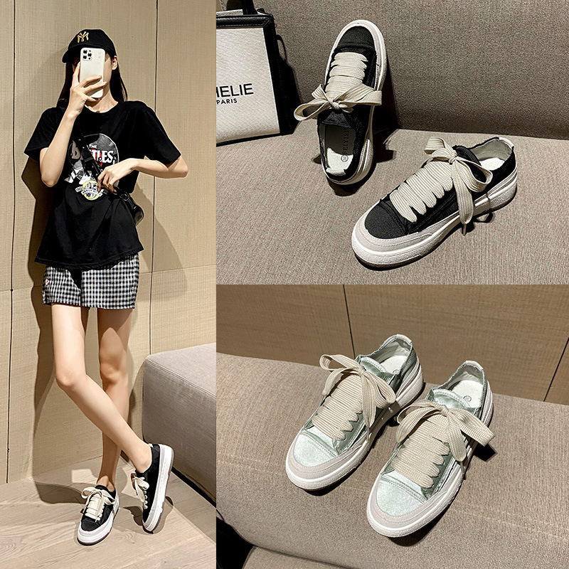 2025 designer's new women's casual shoes, lace up flat shoes, women's fashion shoes