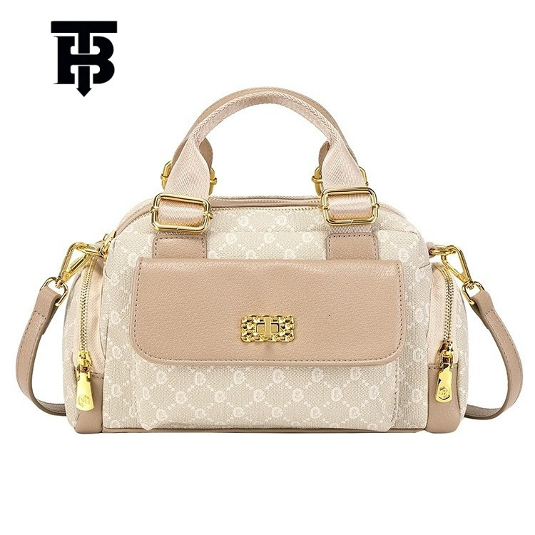 Designer s bag TB BHULAMTE Boston Women's Bag 2025 New Genuine Leather Handbag Pillow Bag Fashion Versatile Handbag Shoulder Bag Simple Crossbody