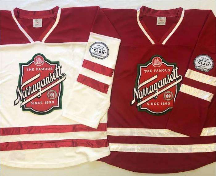 Narragansett Hockey Jerseys - We Customize with Player Name and Number Free shipping
