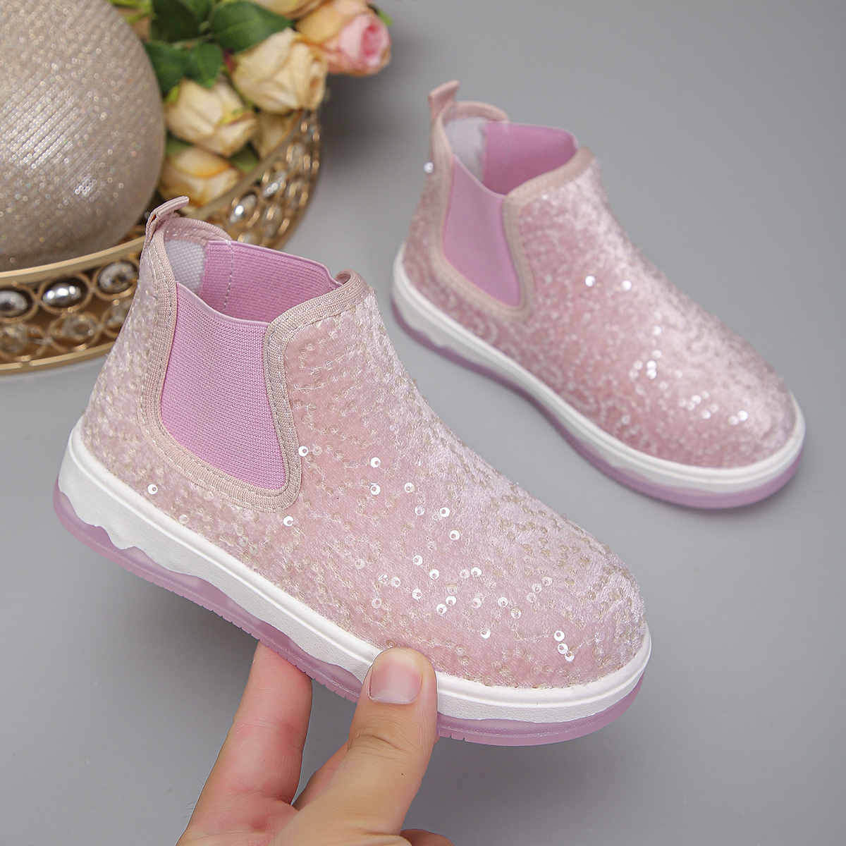 Fashionable children's single boots; Girls' fashionable short boots