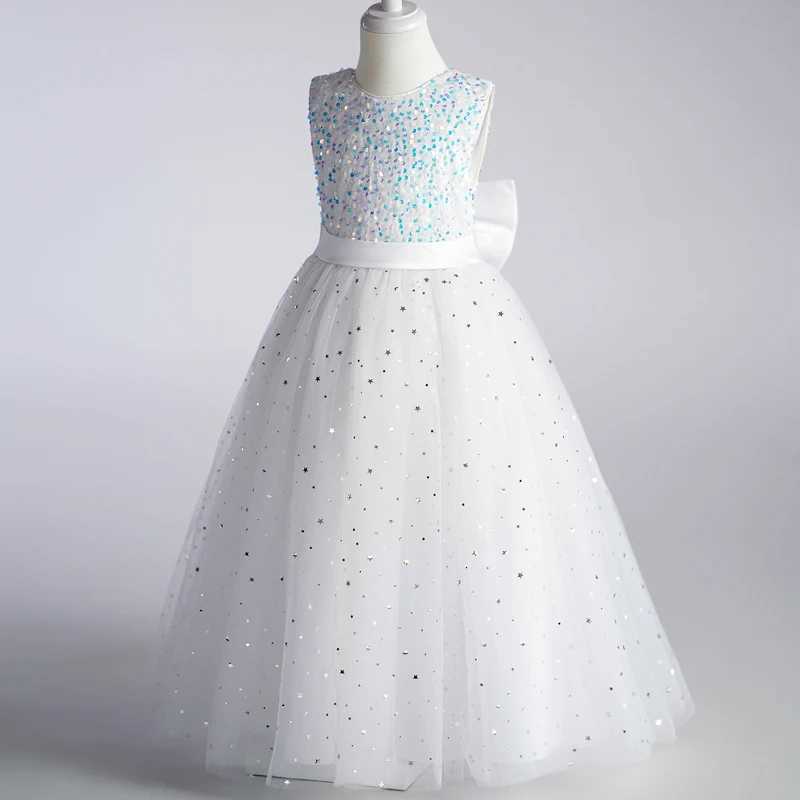 CKA88 Girl Clothing Dress Girls Graduation Long Dresses Kids Girl Gown Birthday Ceremony Party Z250904