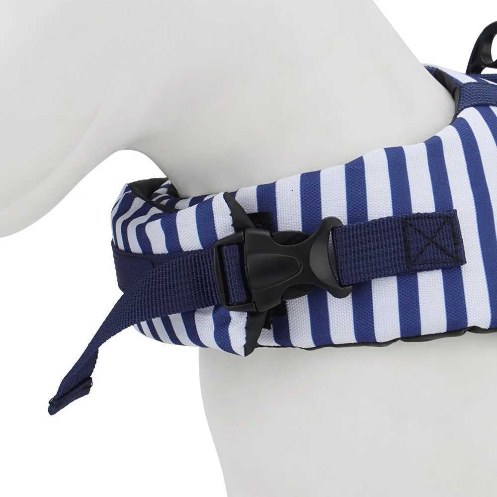 BlueRedOrange Striped Pet Swimsuit Dog Swim Life et Summer Reflective Vest Pet Clothes For Small Medium Big Dog W250904