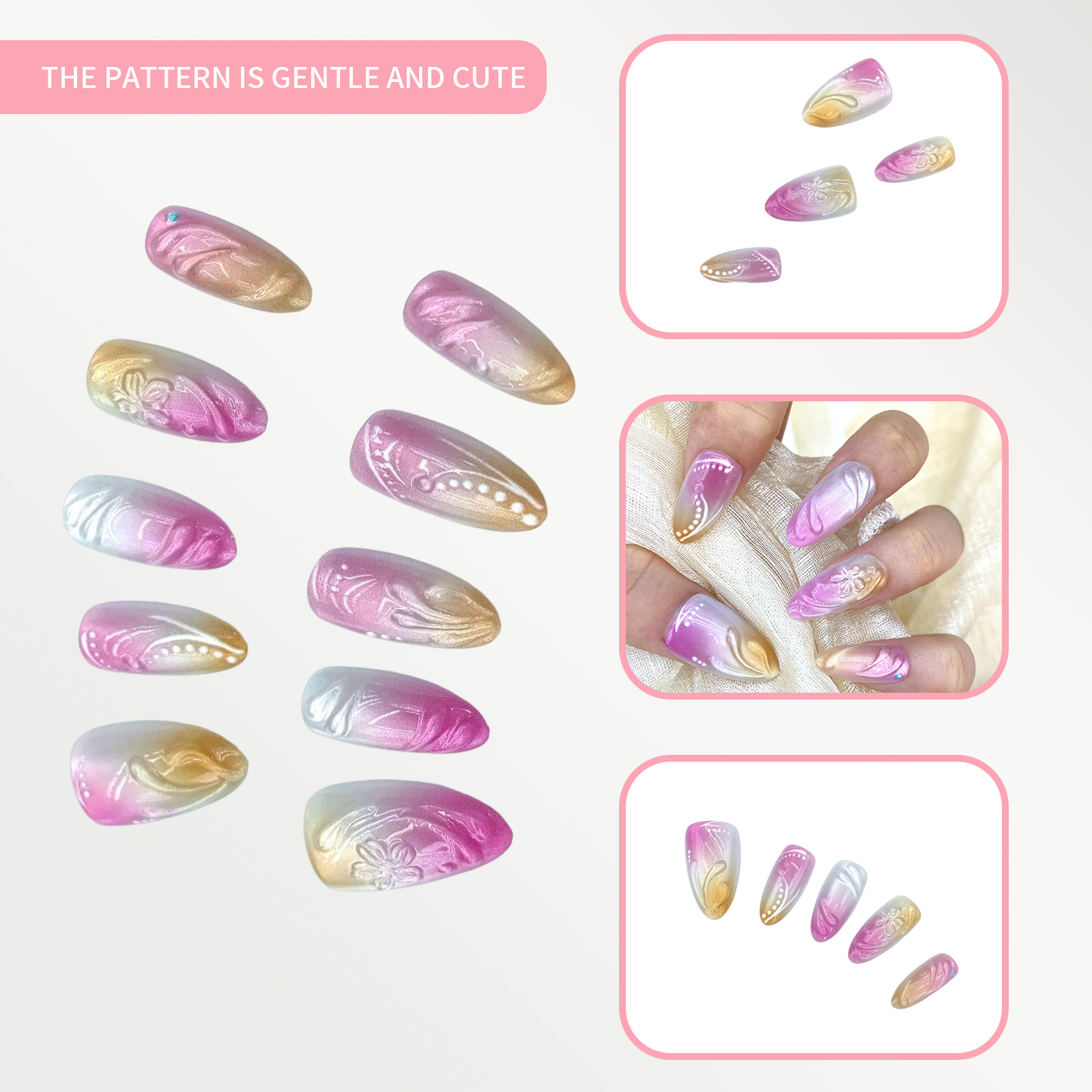 Break Away from Uniformity! Handmade Nail Art with ABS Material, Each Piece a One-of-a-Kind Fingertip Artwork