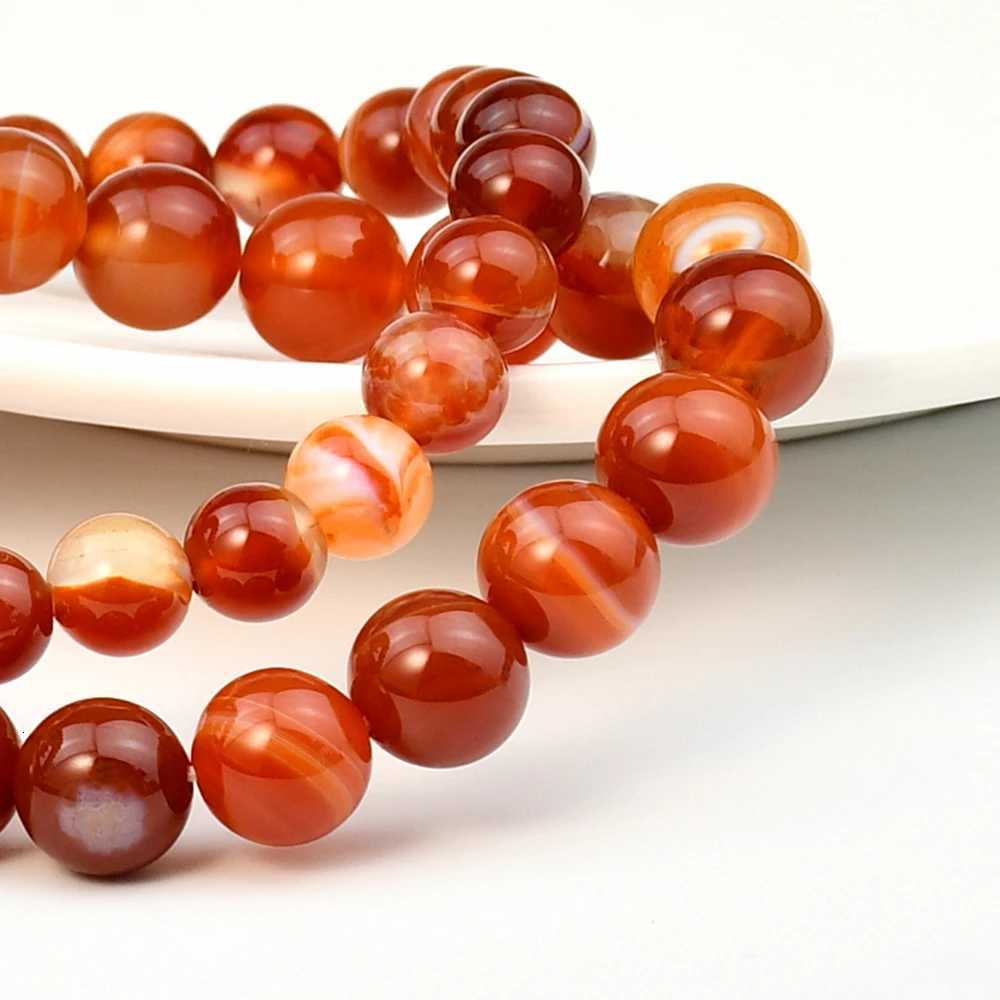 Vintage Sardonyx Carnelian 4mm 6mm 8mm 10mm Natural Stone Round Beaded Bracelet For Men Women Bohemian Handmade JewelryXJ250904