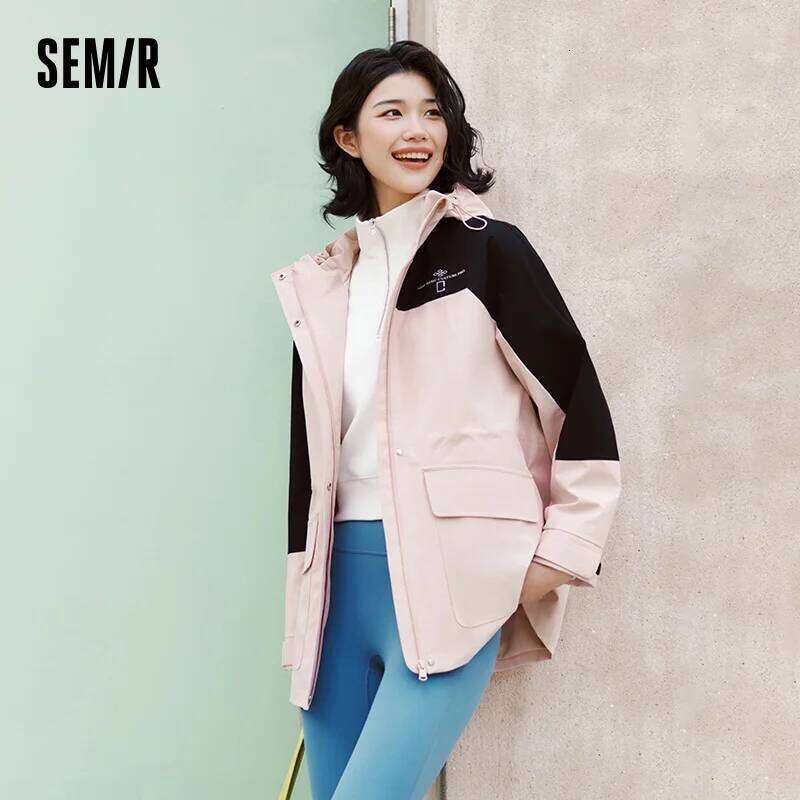 Semir Protective Outerwear Women 2025 New Three-Proof Spring Outfit Warm Fashionable Jacket