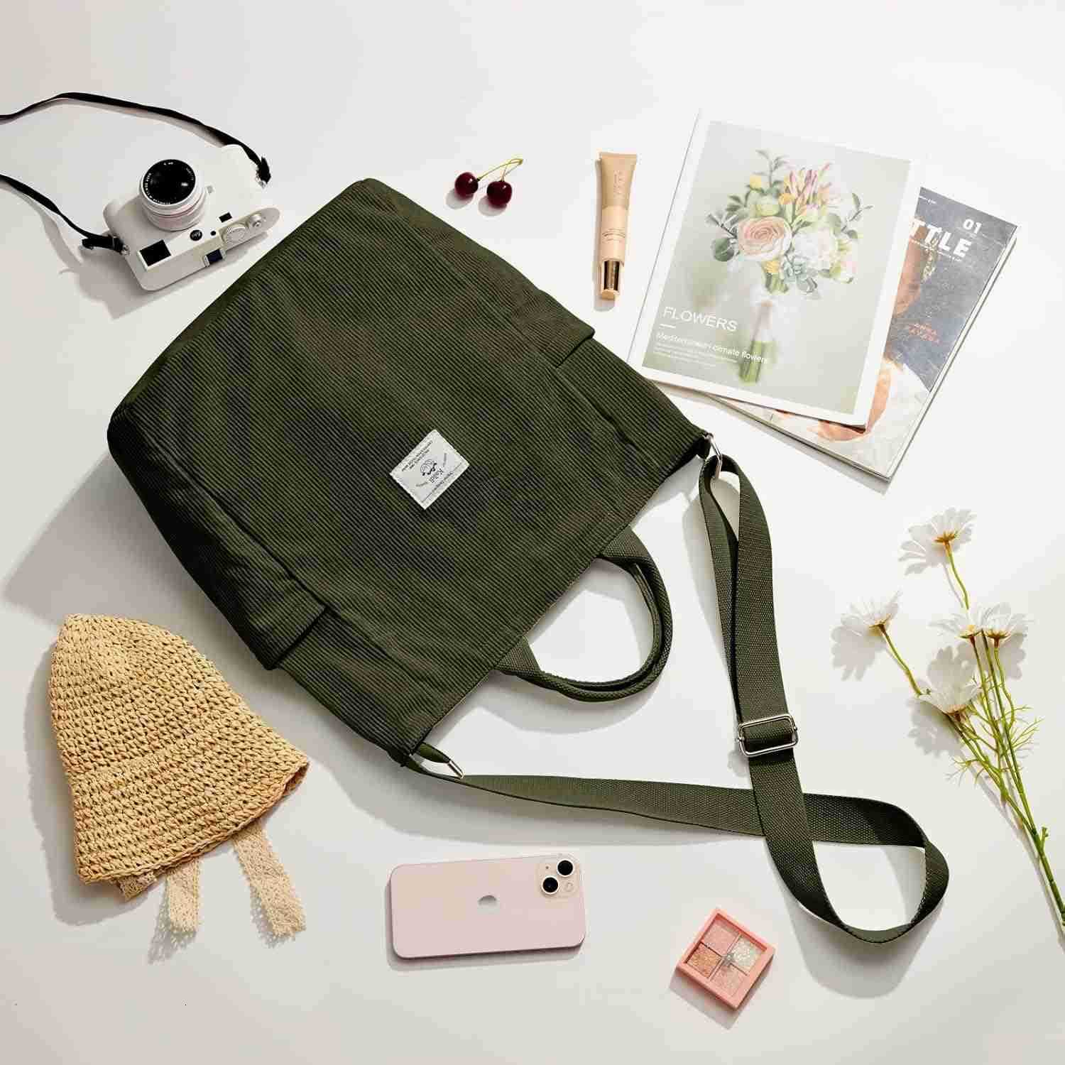 Tote Bag Large Messenger Bag Shoulder Hobo Anti Splash Crossbody Zipper Bag Casual Work Shopping WomenW250904