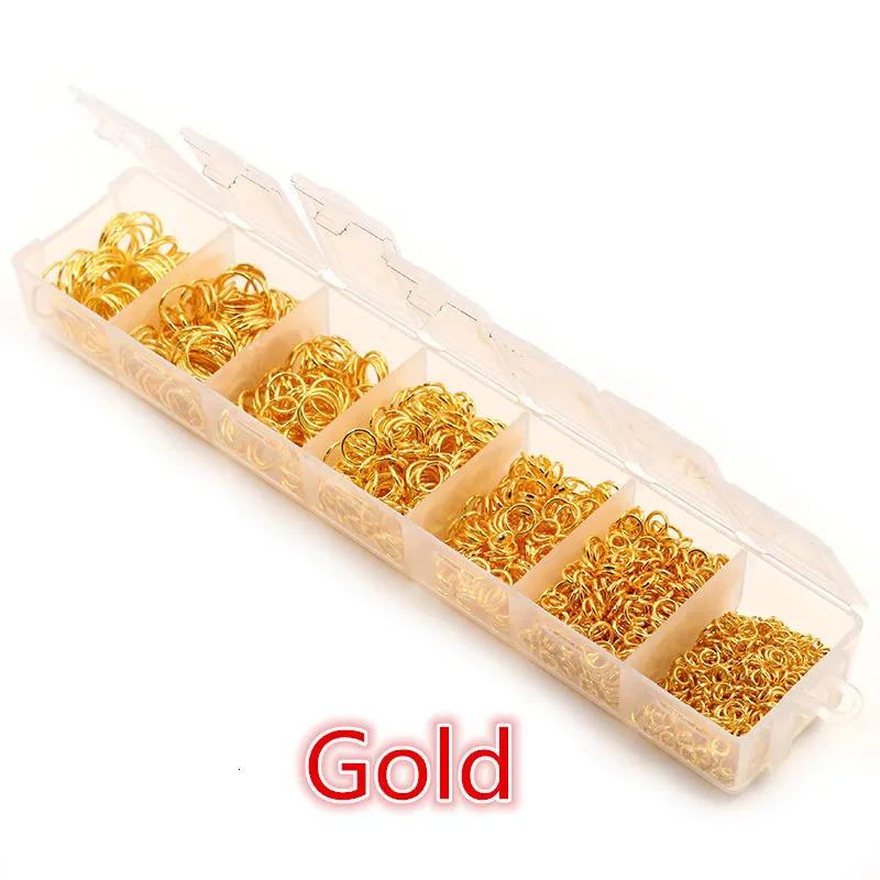 One Set Box 3 4 5 6 7 8 10mm Colors Open Jump Rings Split Link Loop For DIY Jewelry Making Findings Connector 250828