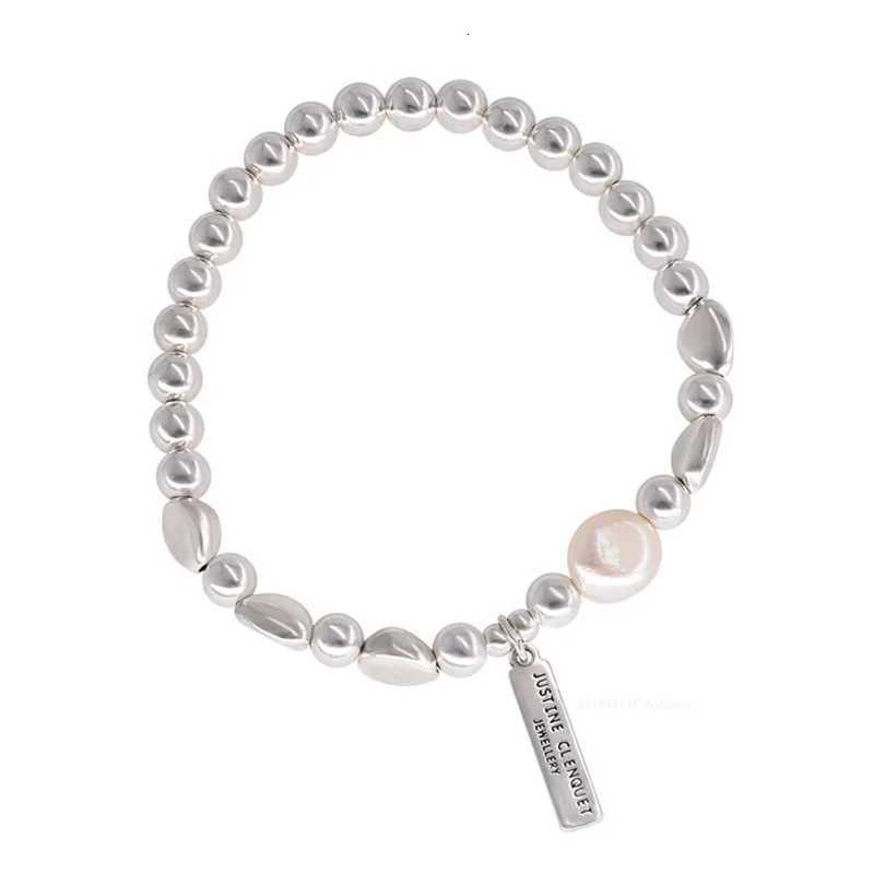 Fashion Irregularis Pearl Bracelets Silver Color Ladies Bracelet for Women Bead Chain Imitation Pearls Party Jewelry GiftXJ250904