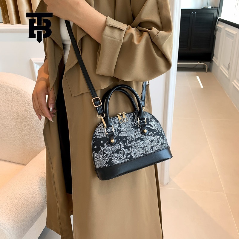 TB BHULAMTE Designer's New Summer Color Block Embroidery Single-shoulder Crossbody Bag Luxury Bag Casual And Simple Commuting Bag