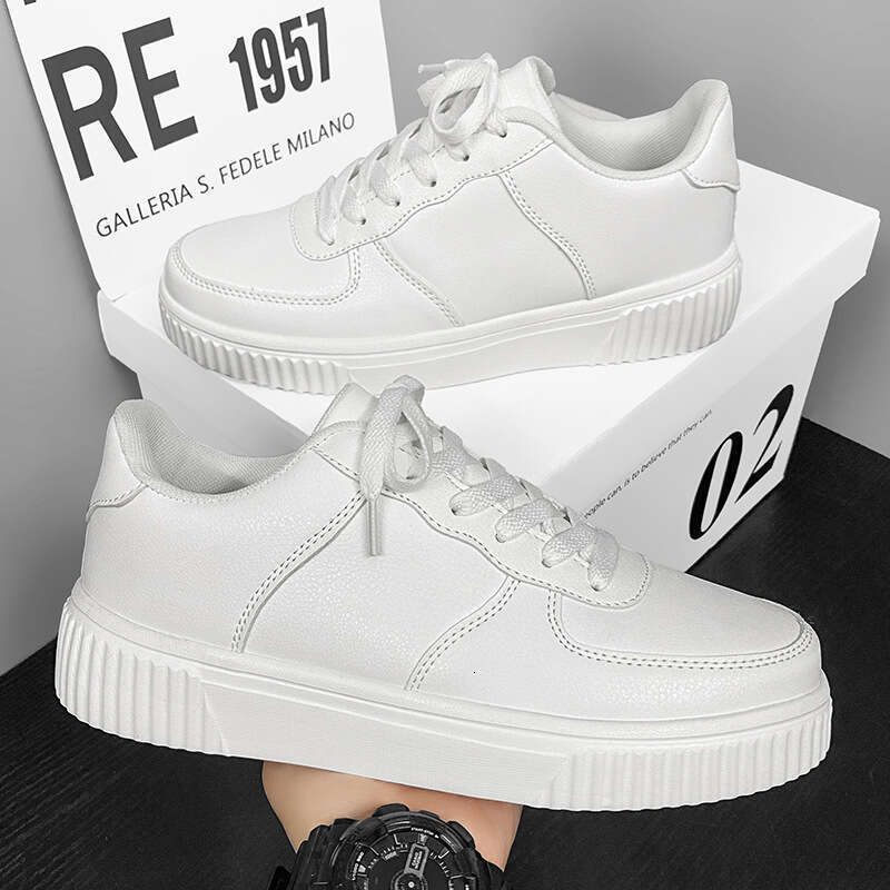 Large Size 46 47 48 49 50 Men's Casual Sneakers Couple Korean Style Trendy Unisex White Shoes