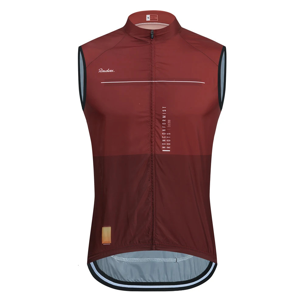 Men Raudax Sleeveless Cycling Vest Mesh Ciclismo Lets Gobik Undershirt Jersey Windproof Cycling Clothing Gilet Motorcycle Vest 250904