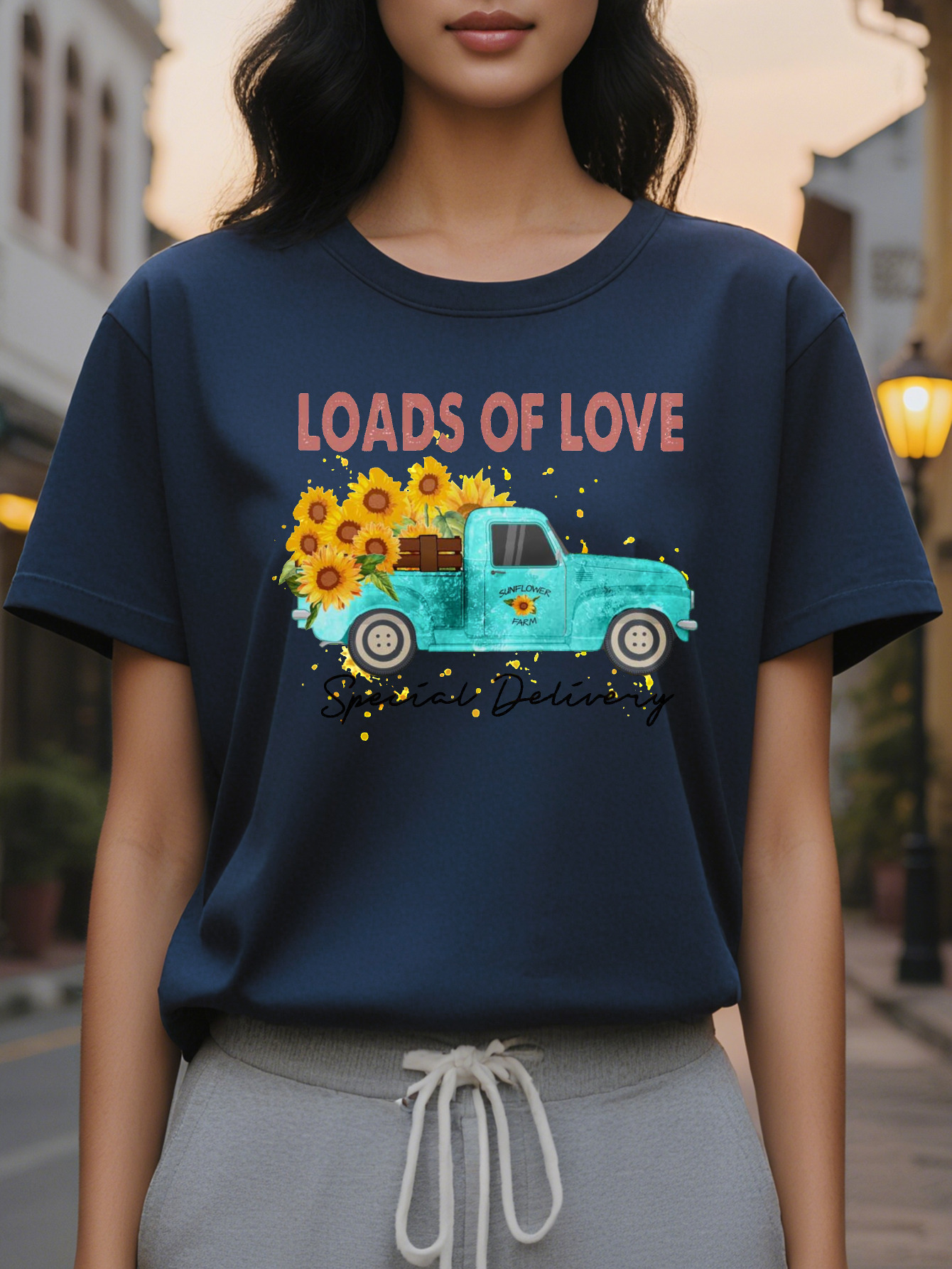 Women Cuff Sweater Day Special Loading Love Pattern Pullover White Jacket Suitable for Valentine s