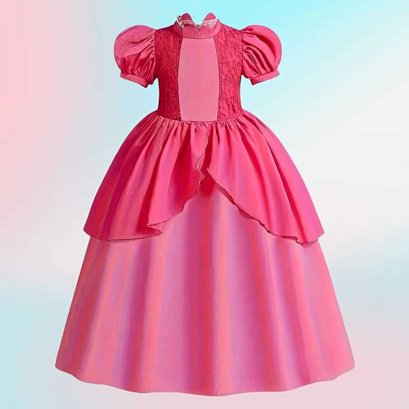 Girl Elsa Role Playing Dress Light Up Kid Halloween Carnival Apparel Girls Birthday Cosplay Princess Glowing Dress Z250904