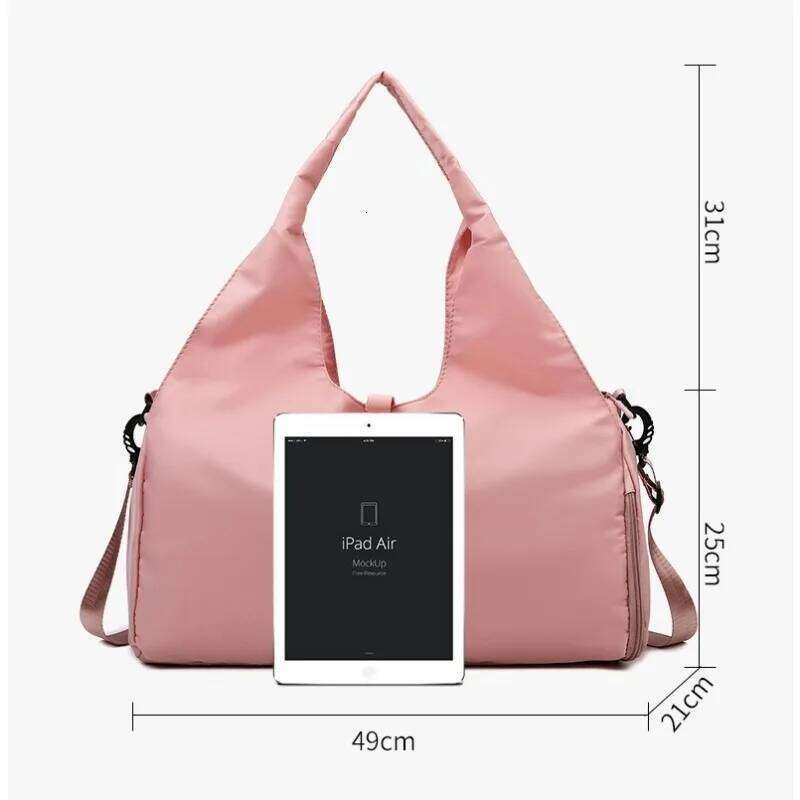 2025 New Women Large Capacity Yoga Fiess Travel Swimming Handbag Shoulder with Shoe Compartment Dry and Wet Storage BagSports storage bag
