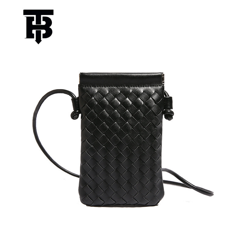 TB BHULAMTE Cross-border Super Popular Handwoven Small Bag for Women 2025 New High-end Versatile Commuter Vertical Crossbody Designer s bag Phone Bag
