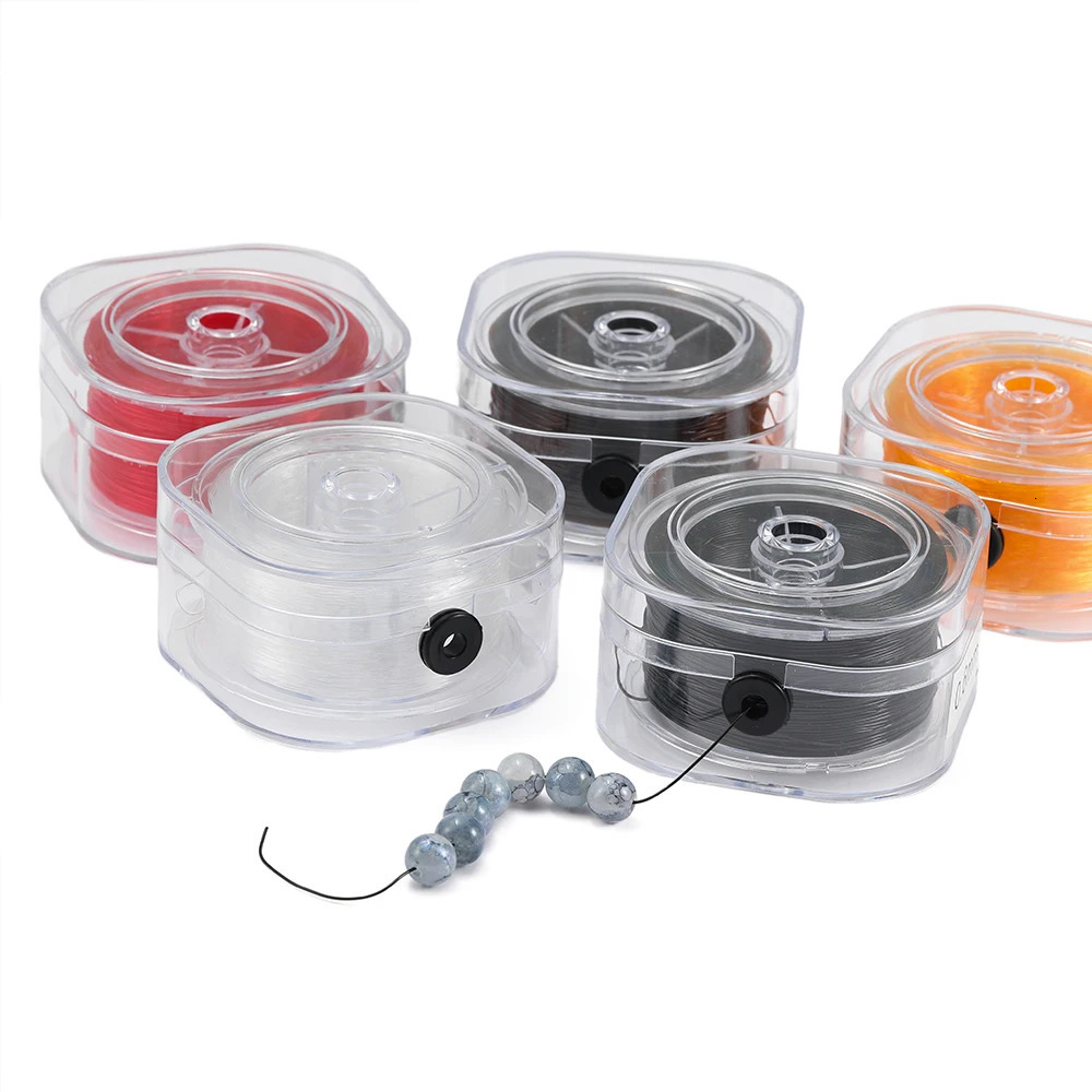 120MRoll Strong Elastic Crystal Beading Cord 050608mm for Bracelets Stretch Thread String Necklace DIY Jewelry Making 250828