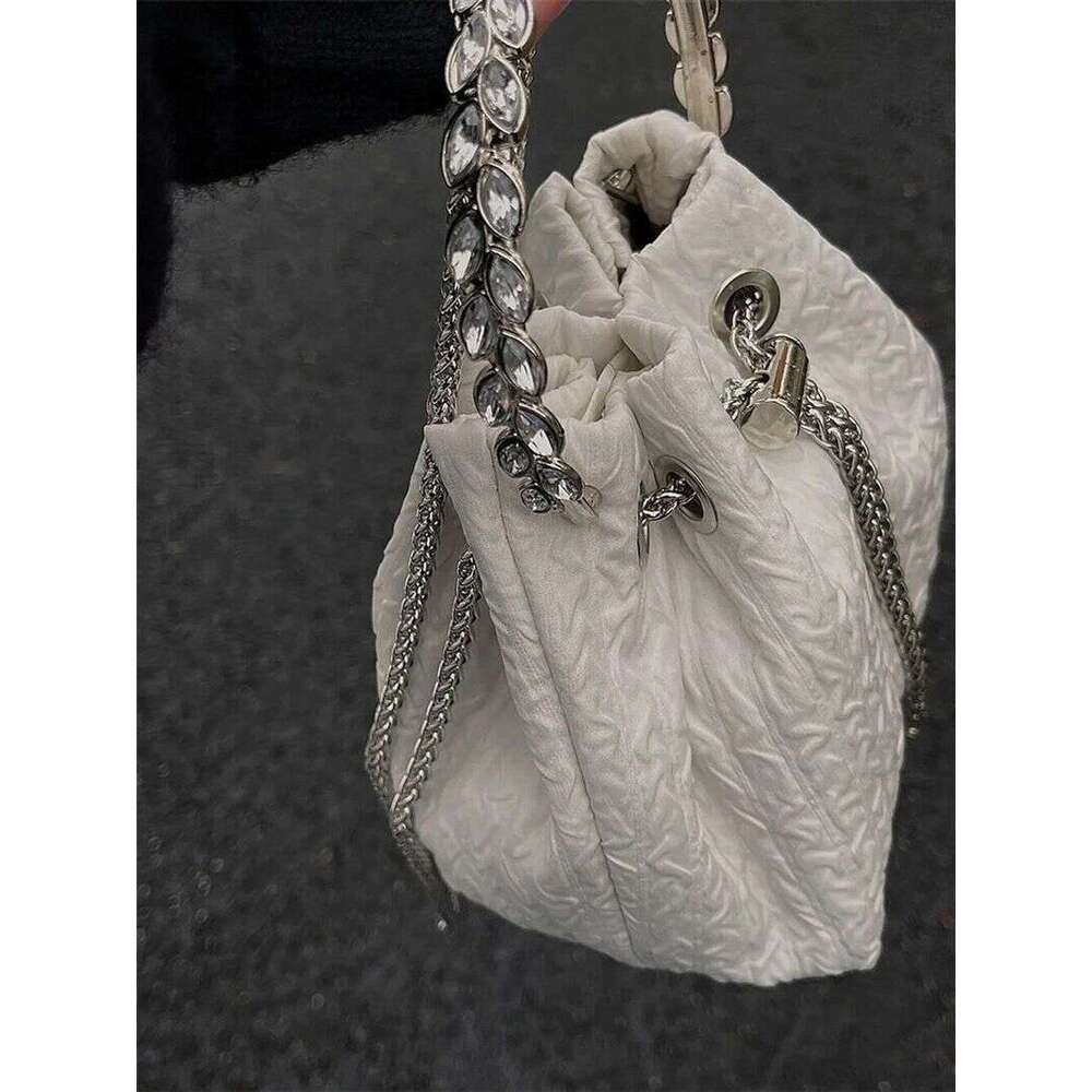 Luxury bag Fashionable new Korean version niche portable sweet bucket chain single shoulder crossbody