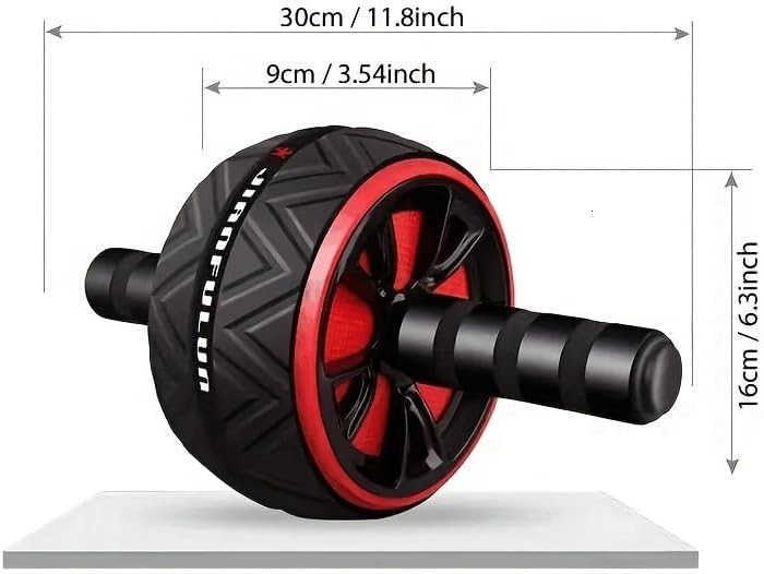 Ab Roller Wheel Core Chest Muscle Training Wheel Abs Workout Equipment Fitness Equipment for Home Gym Wider Ab Machine with Knee Pad Accessories W2509