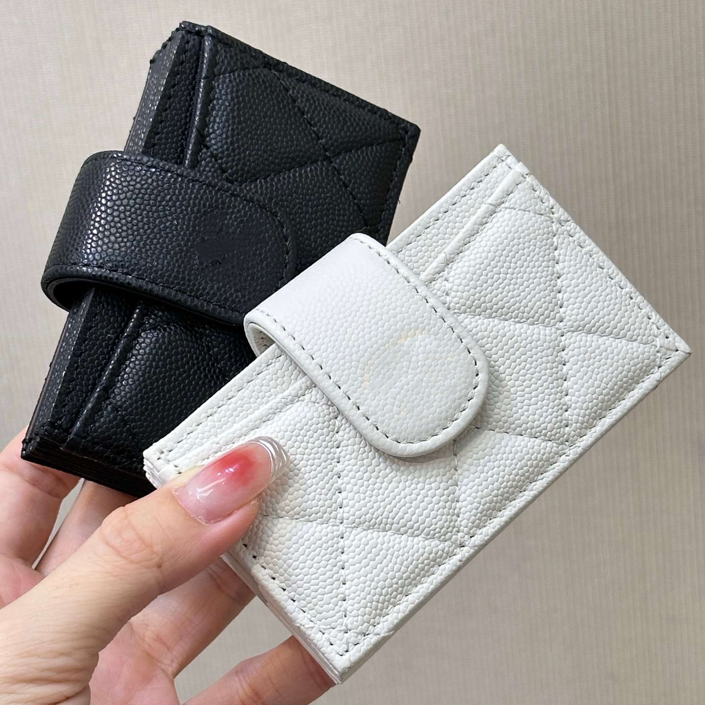 mirror quality cardholder wallet designer wallet for men women luxury caviar real leather purse wallet card holders coin purses pink purse black wallet designer bag