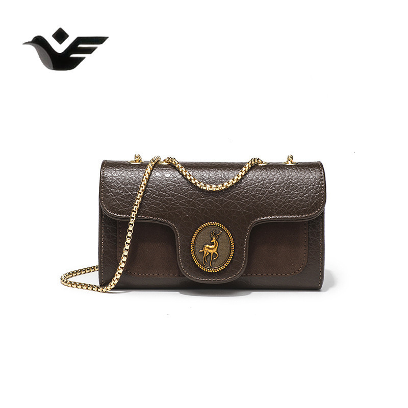 Feiyan Free Shipping New Designer Bag Luxury Shopping Bag Official Genuine High-end Chain Small Bag 2025 New Fashion Versatile Shoulder Crossbody Bag