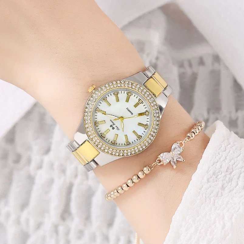 Fashion Ladies Wrist Watches Dress Gold Watch Wen Crystal Diamond Watches Stainless Steel Silver Clock Wen Montre Femme X250904