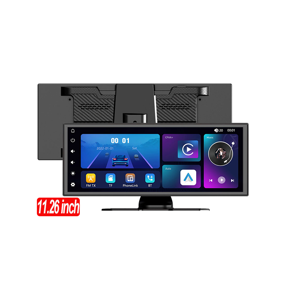 KOWANKIT 11.26 Inch Universal Portable Wireless CarPlay Android Auto Touch Screen, HD Car Stereo Monitor Plug & Play for 99.9% Cars H518