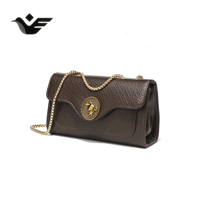 Feiyan Free Shipping New Designer Bag Luxury Shopping Bag Official Genuine High-end Chain Small Bag 2025 New Fashion Versatile Shoulder Crossbody Bag