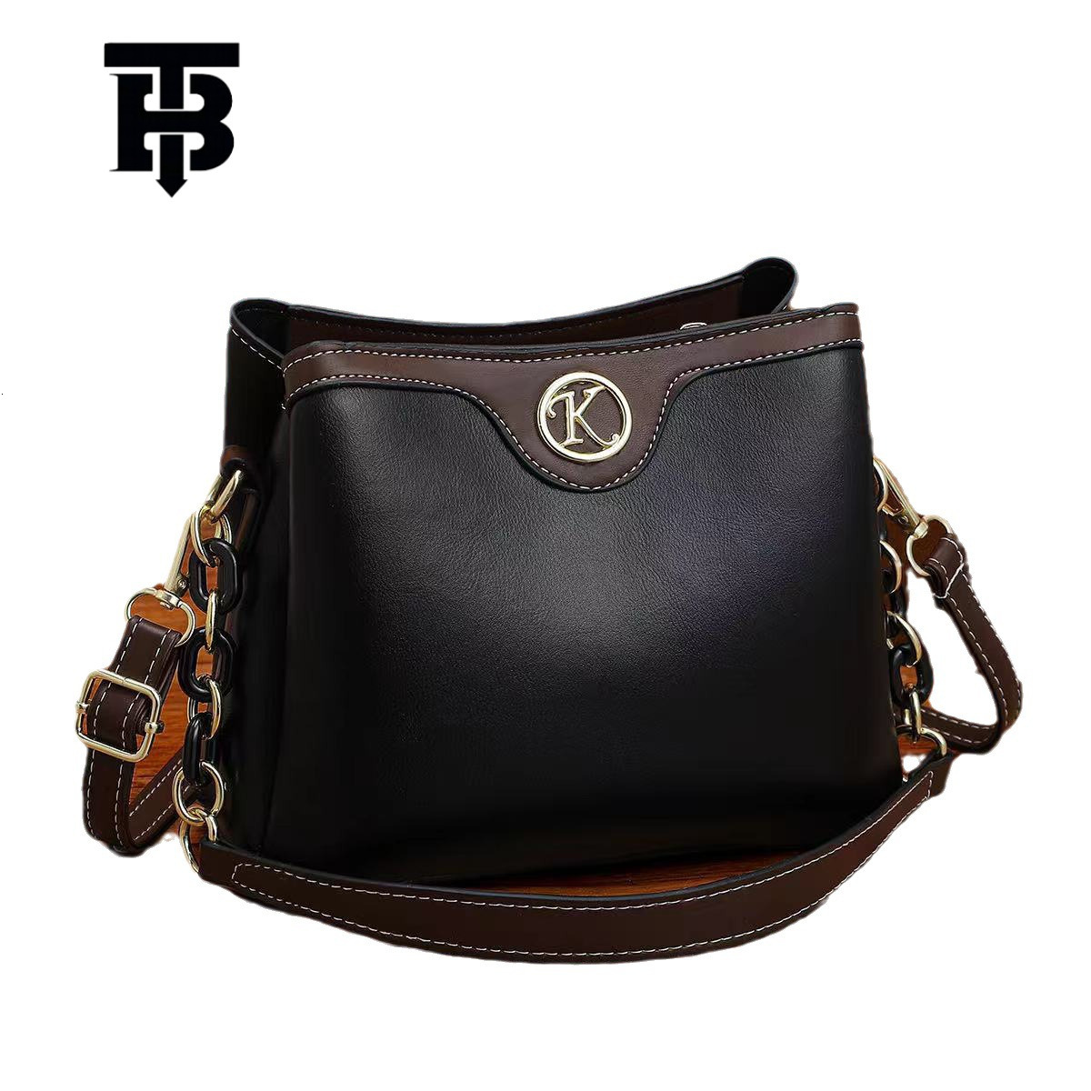 TB BHULAMTE 2025 New Fashion Retro Bucket Bag from Manufacturer, Cross-Border Trendy Large Capacity Shoulder Designer s bag Crossbody Bag Wholesale