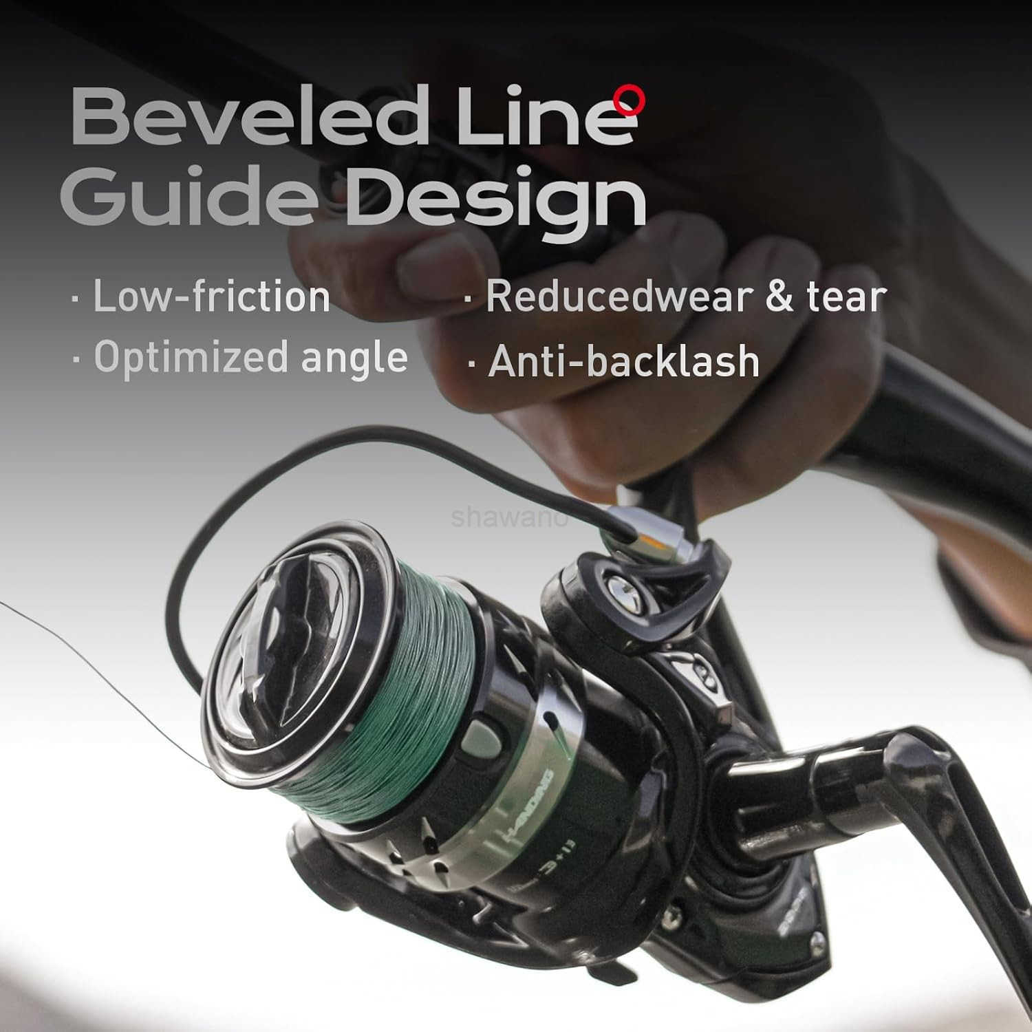 Spinning Reels Freshwater Spinning Fishing Reels 1433 Lbs Max Drag Ultra Smooth 521 Gear Ratio Aluminum Spool 31 BB Handle Interchangeable W250904