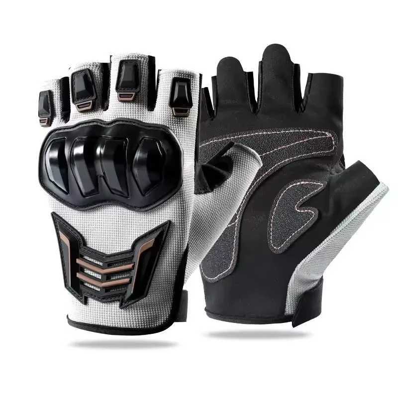 Breathab Motorcyc Gloves Half Finger WearResistant AntiSlip Racing for Outdoor Cycling Ectric Bike AntiFall ProtectionXJ250904